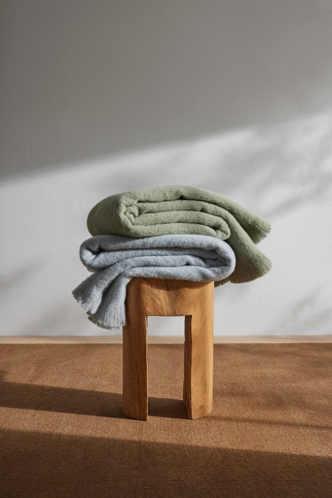 Hyde Wool Throw | Breeze - Made in New Zealand