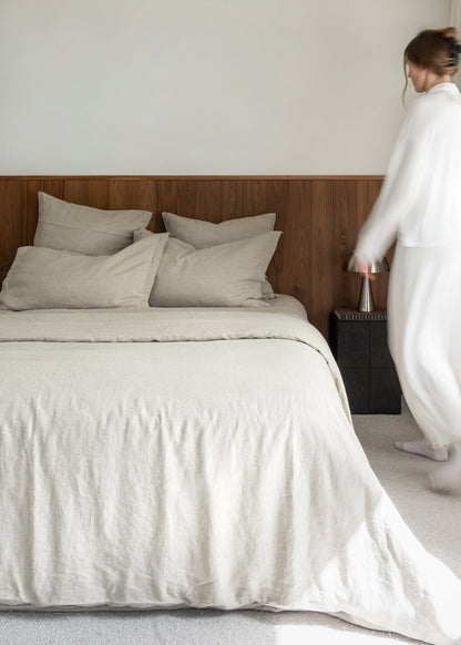 Majeste® Linen Pillowcases in Natural  | Made in New Zealand