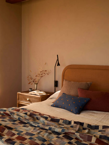 Bonita Linen Cushion - Indigo