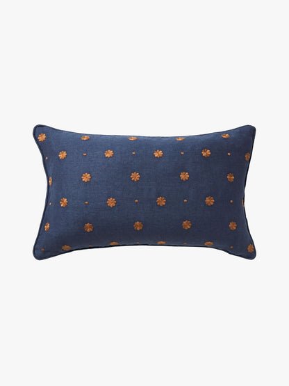 Bonita Linen Cushion - Indigo
