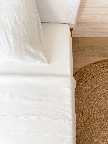 Ivory Linen Sheet Set  | Oeko-Tex® certified