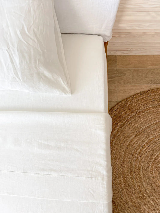 Ivory Linen Sheet Set  | Oeko-Tex® certified