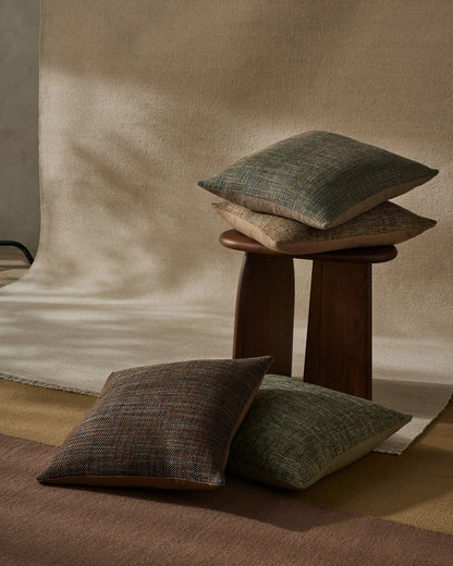 Hearthstone Tweed Cushion - Moss