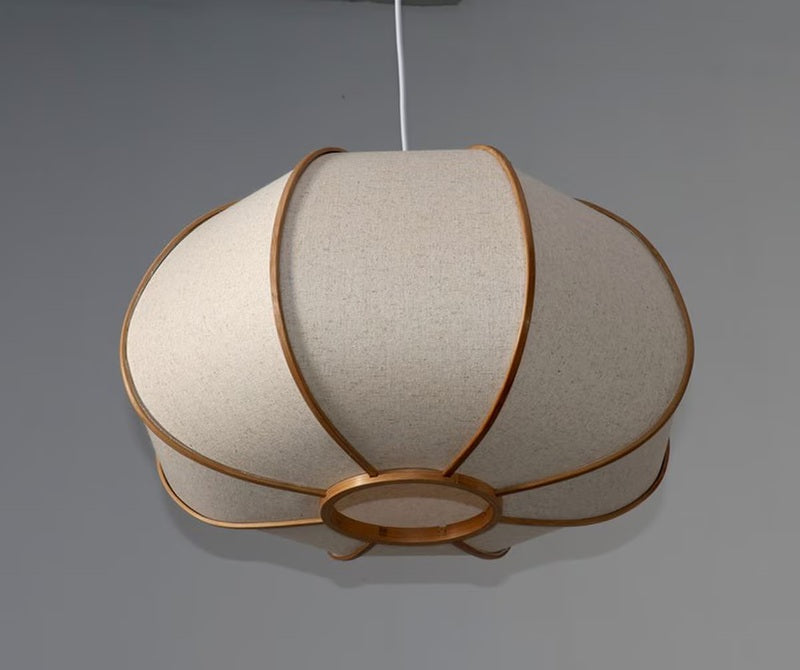The Japandi Linen Pendant