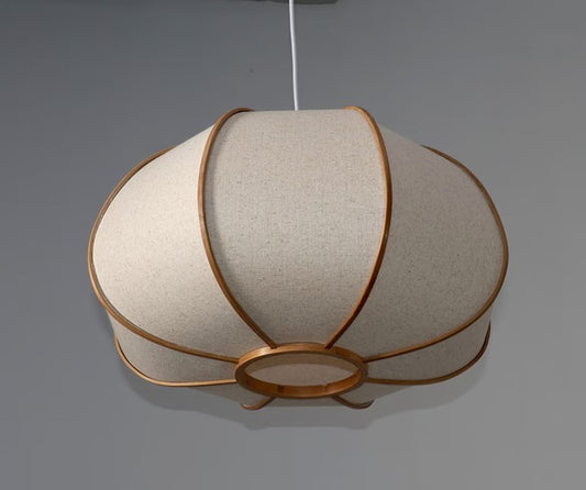 The Japandi Linen Pendant