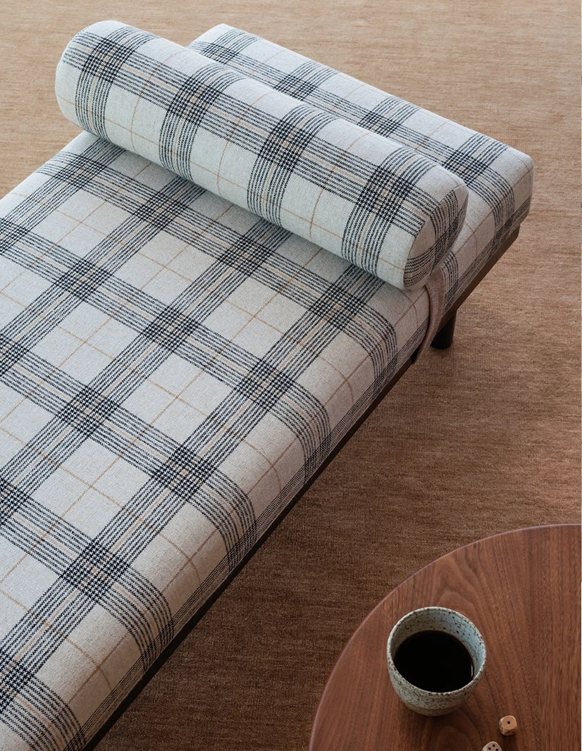 Ralph Plaid Lumbar Cushion - Natural