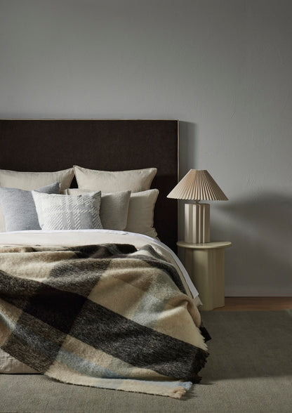 Kinloch Wool Throw | Cocoa | Made in New Zealand