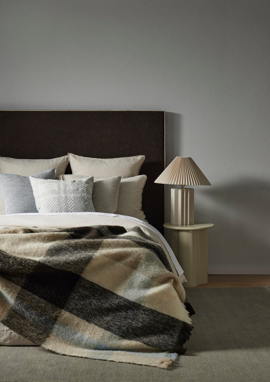 Kinloch Wool Throw | Cocoa | Made in New Zealand
