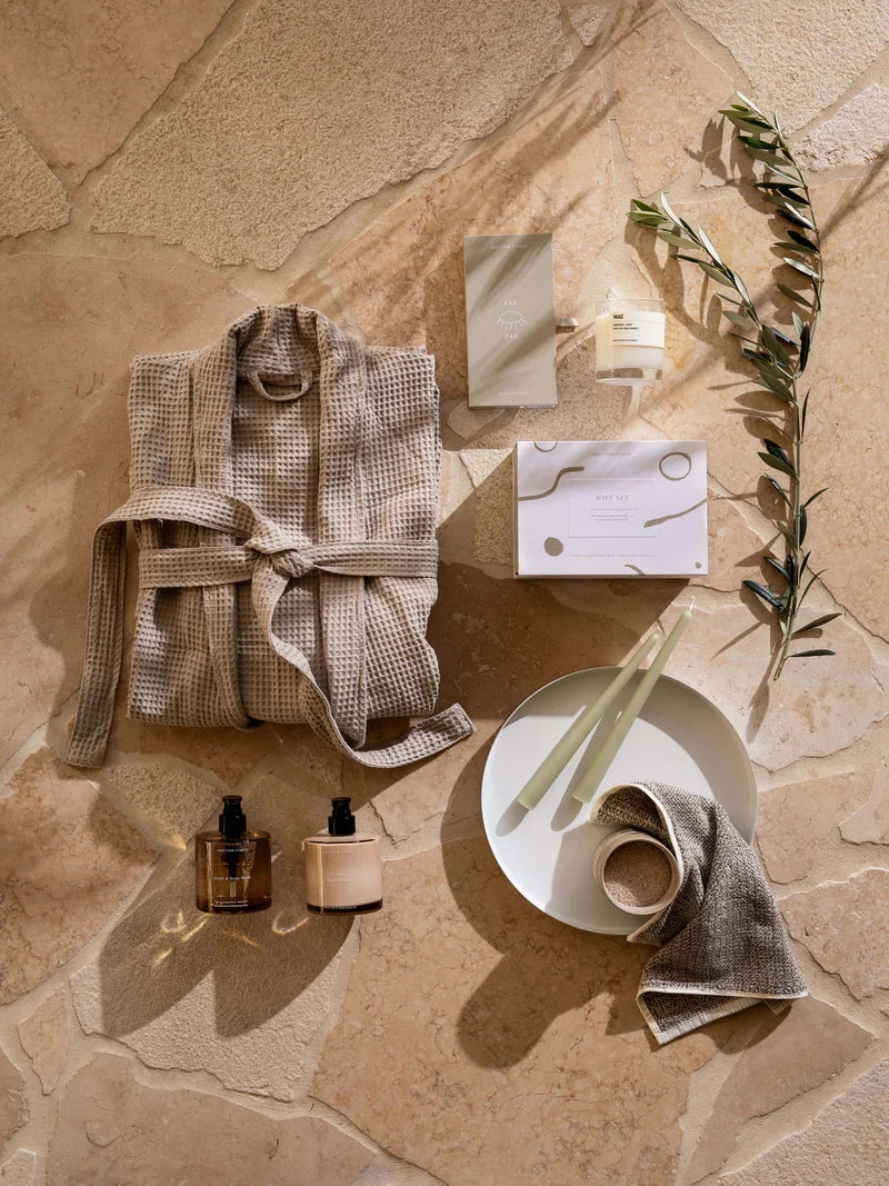 Spa Waffle Bathrobe | Oatmeal