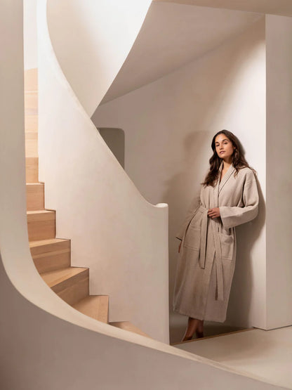 Spa Waffle Bathrobe | Oatmeal