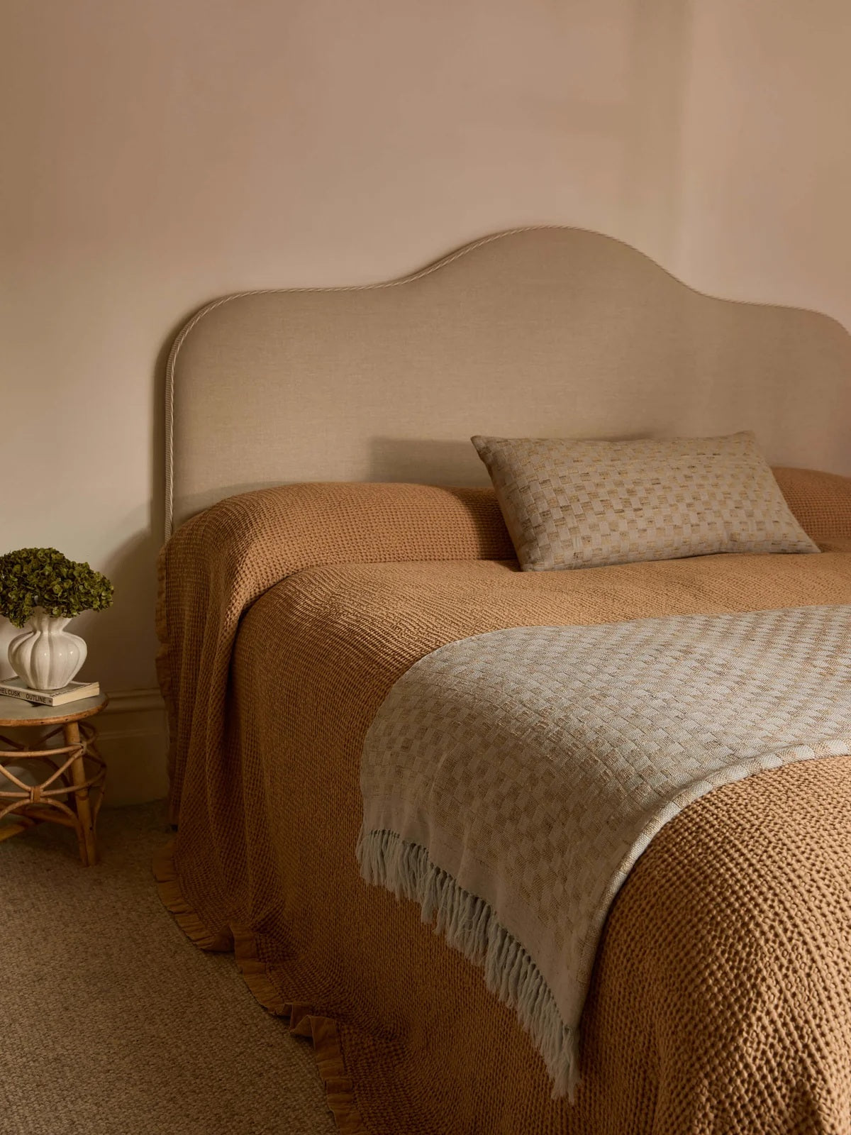 Waffle Blanket - Honey