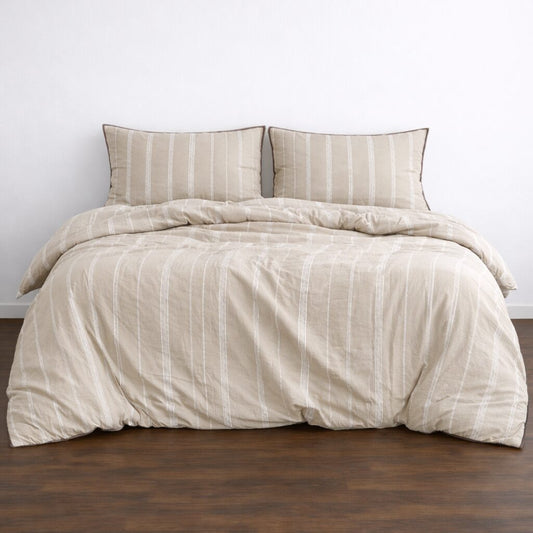 Lake House Duvet Set in Taupe