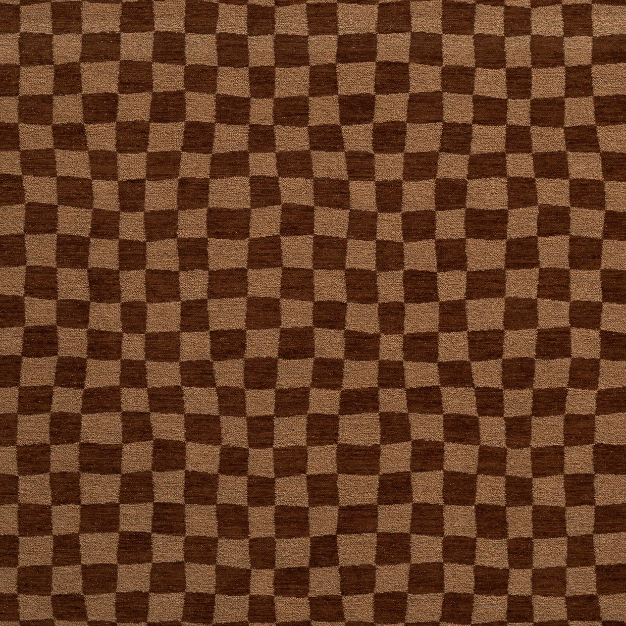 Brown and beige checkered pattern