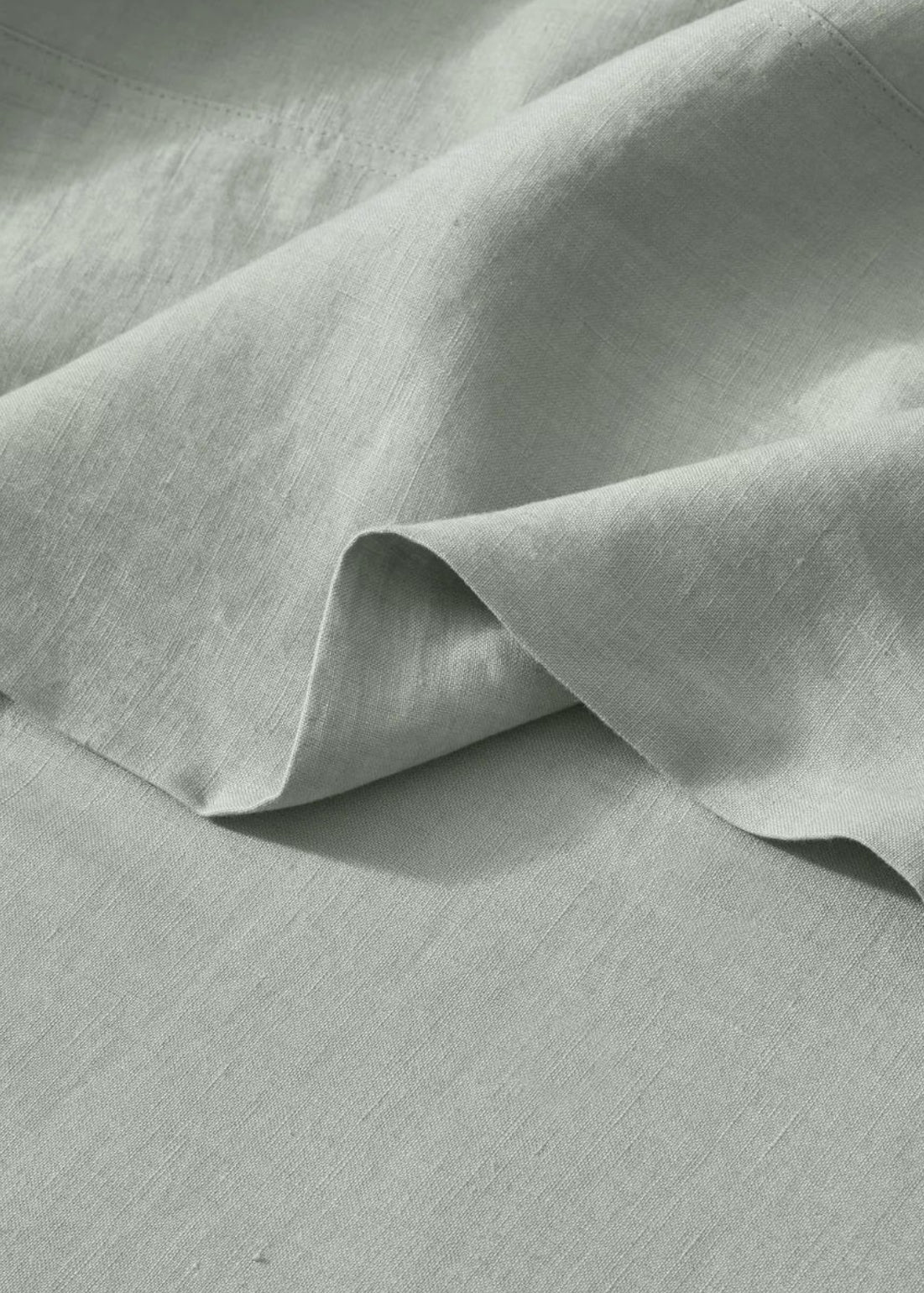 Close-up of gray fabric with folds