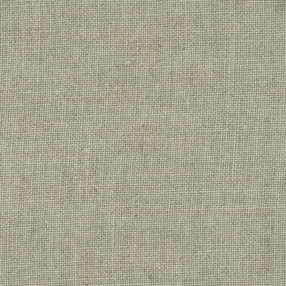 A close-up of a woven fabric texture in a light warm gray-beige color, showing the detailed linen-like weave pattern.