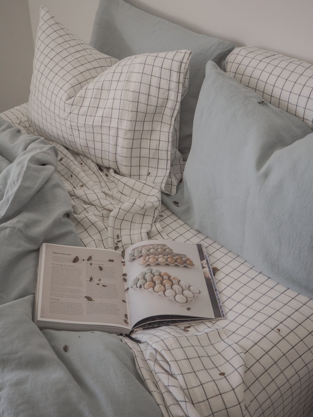 Duck Egg Linen Duvet | Made in Europe