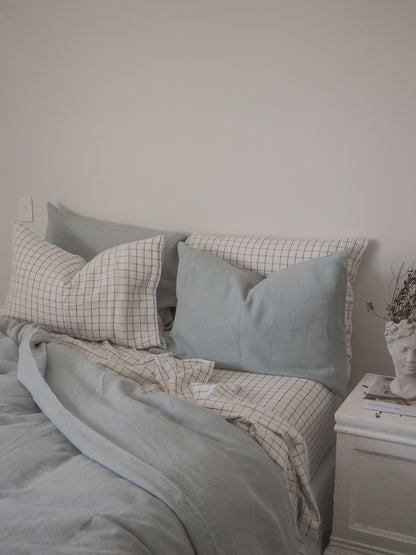 Duck Egg Linen Duvet | Made in Europe