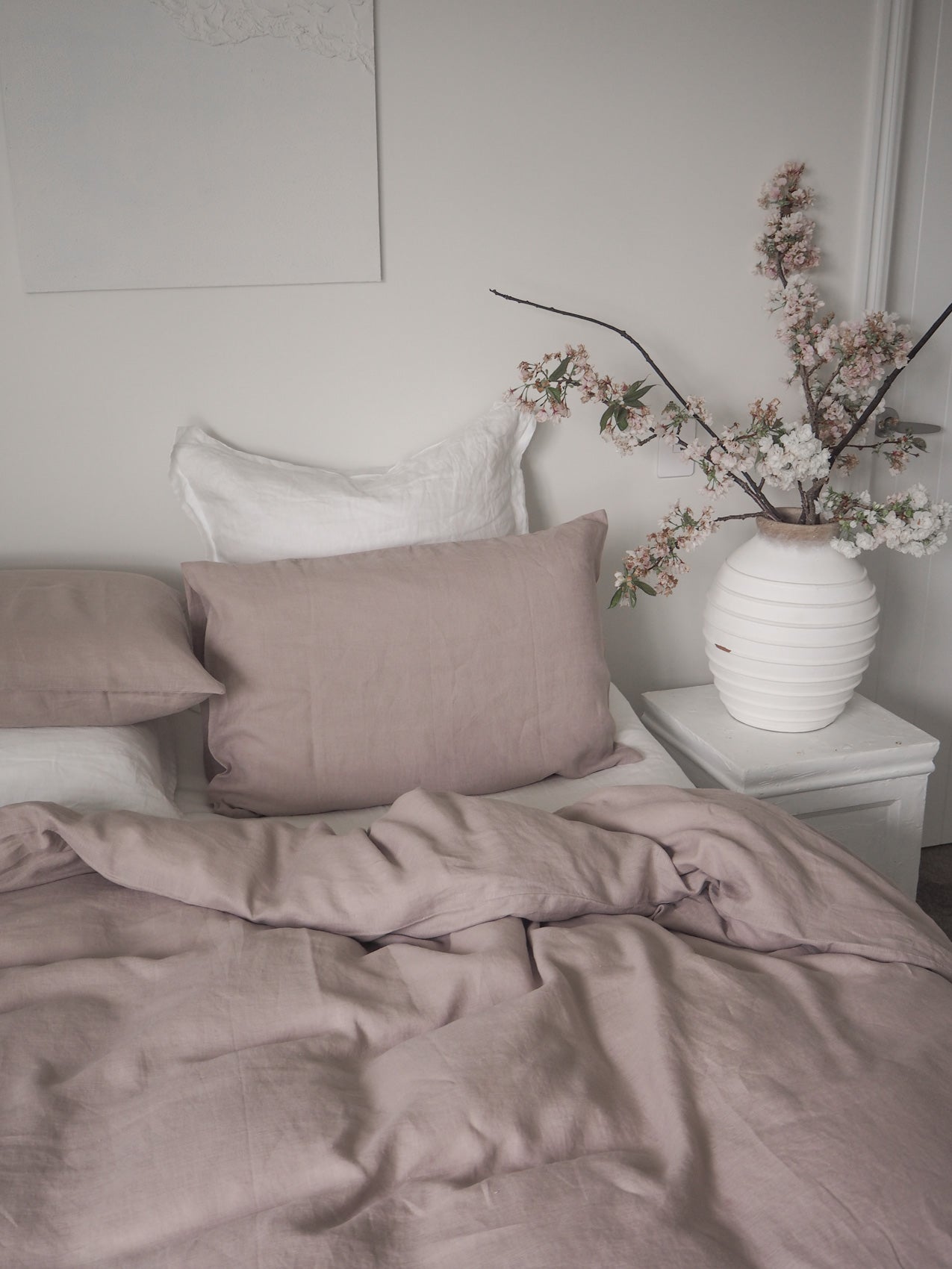 Linen Duvet Cover Set | Dusky Pink | Made In New Zealand