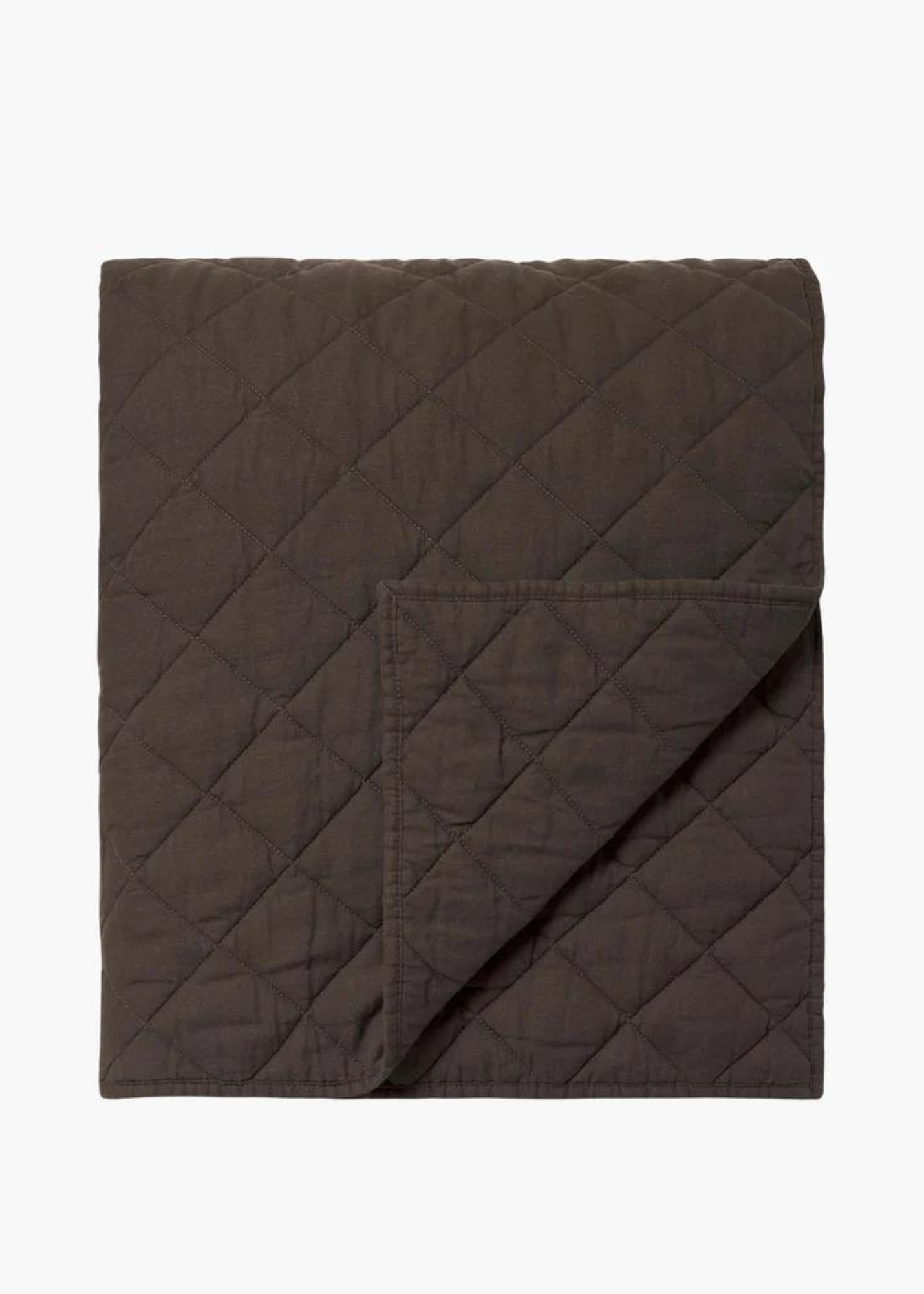 Linen Quilt | Chocolate