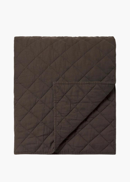 Linen Quilt | Chocolate