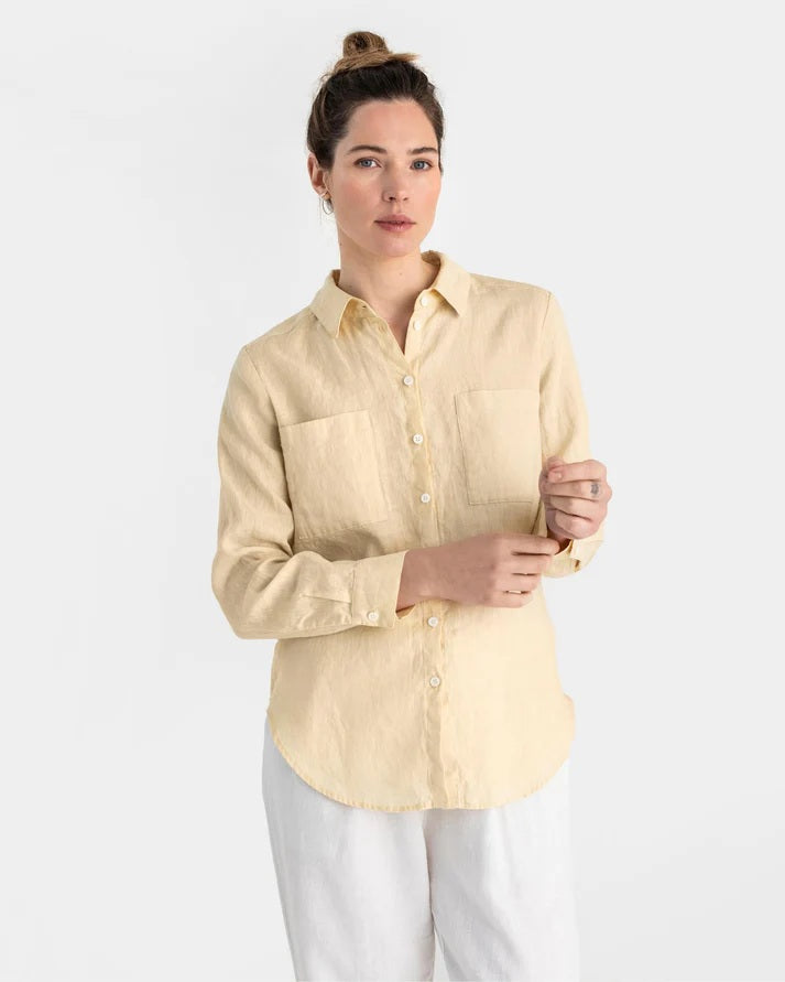 Classic Linen Shirt - Butter