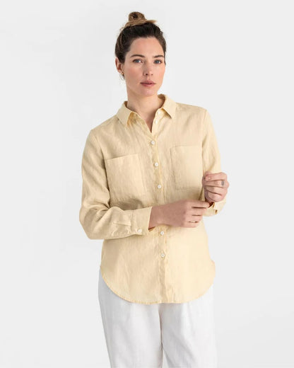 Classic Linen Shirt - Butter