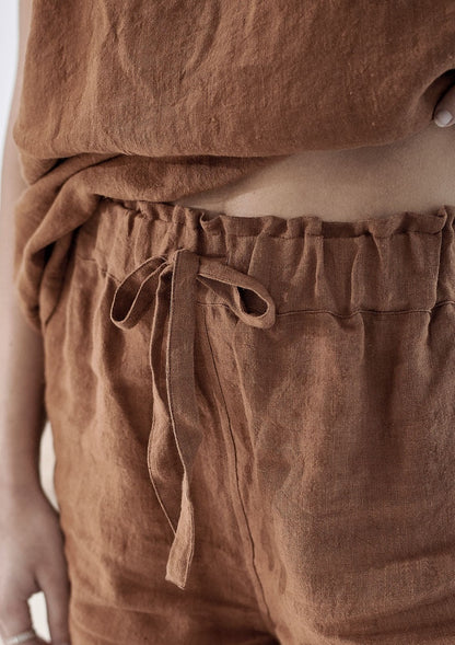 Loungewear Linen Shorts | Nutmeg