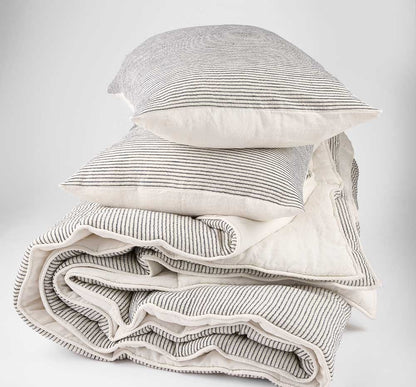 Reversible Linen Quilt | Ink