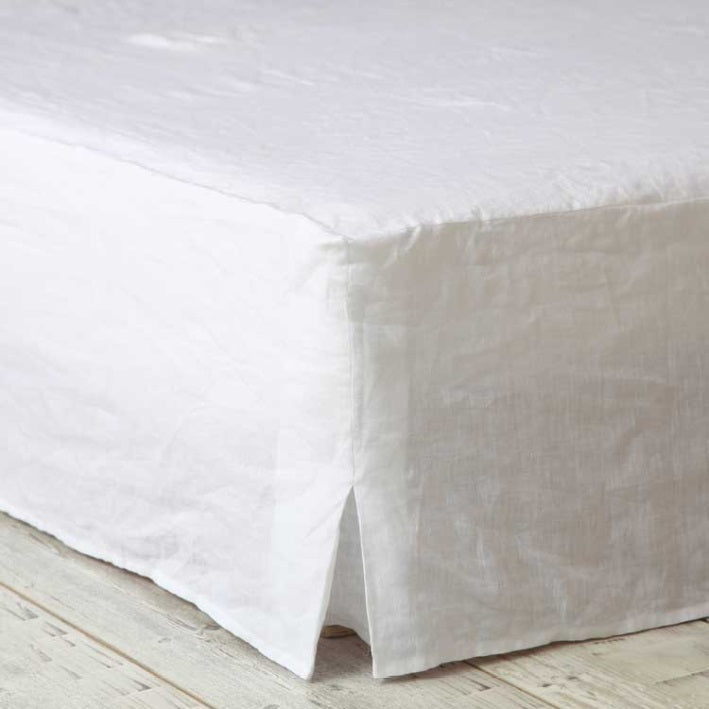 Organic French Linen Valance | White