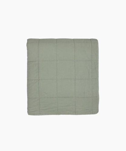 Stonewash Bed Cover in Sage