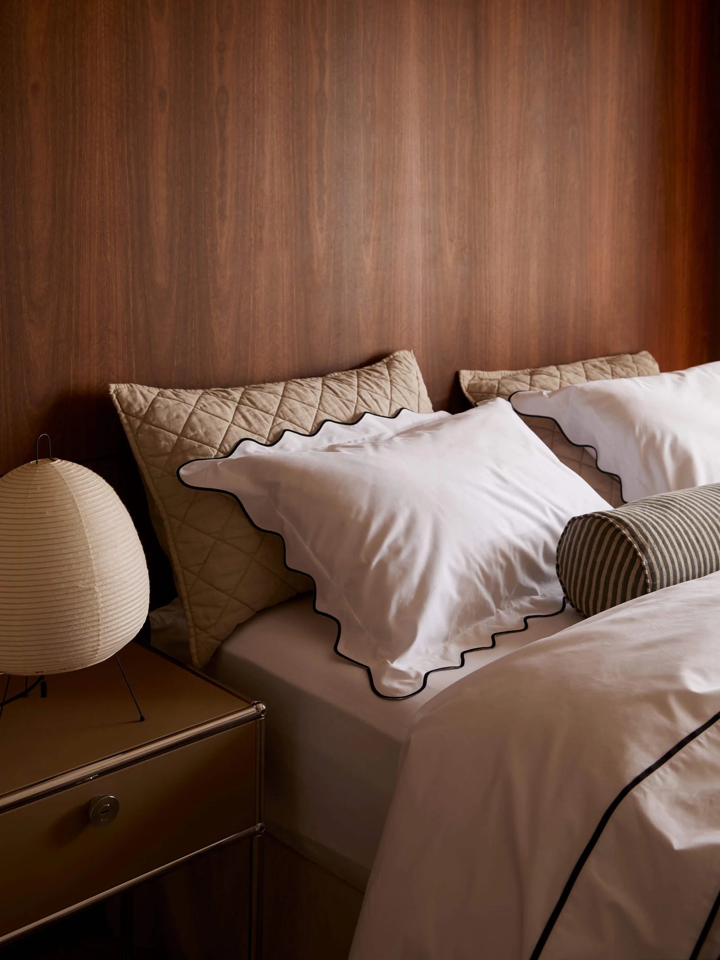 Linen Bolster Cushion | Jade