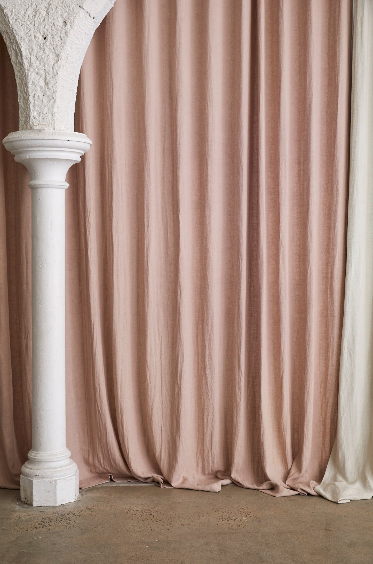 Linen Curtains - Box pleat