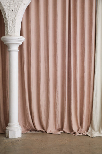 Linen Curtains - Box pleat