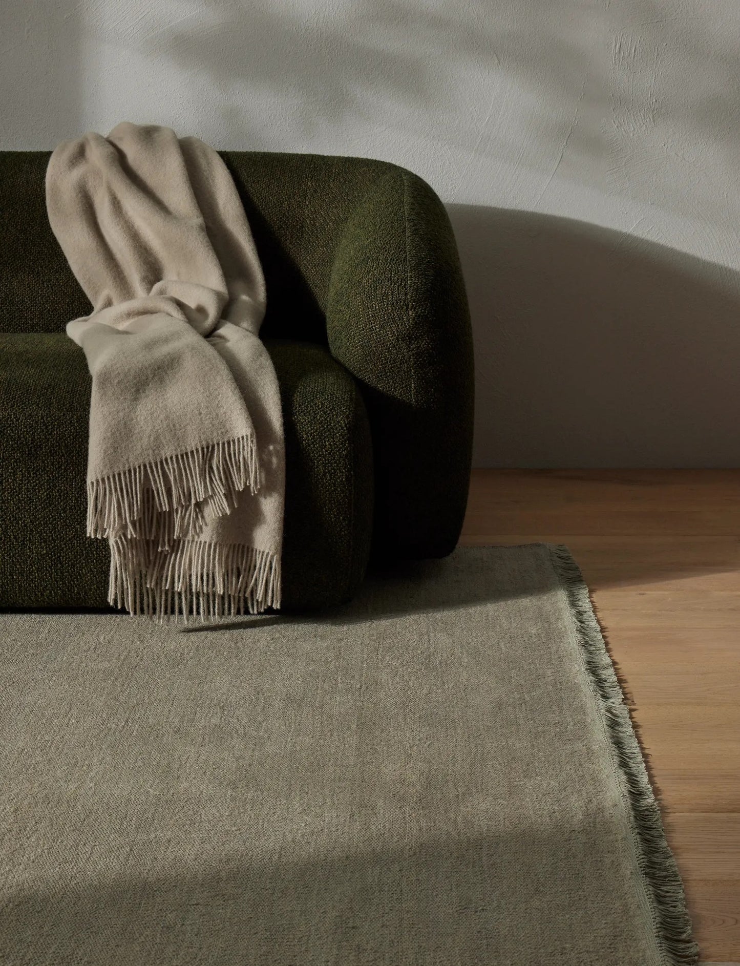 Limestone Throw Blanket - 100% New Zealand Wool