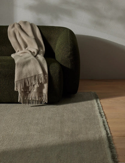 Limestone Throw Blanket - 100% New Zealand Wool