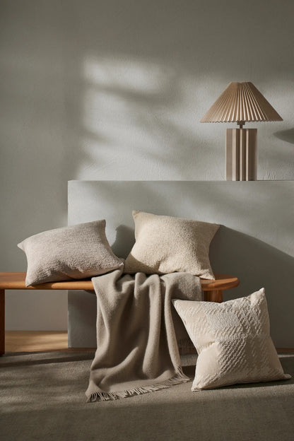 Limestone Throw Blanket - 100% New Zealand Wool
