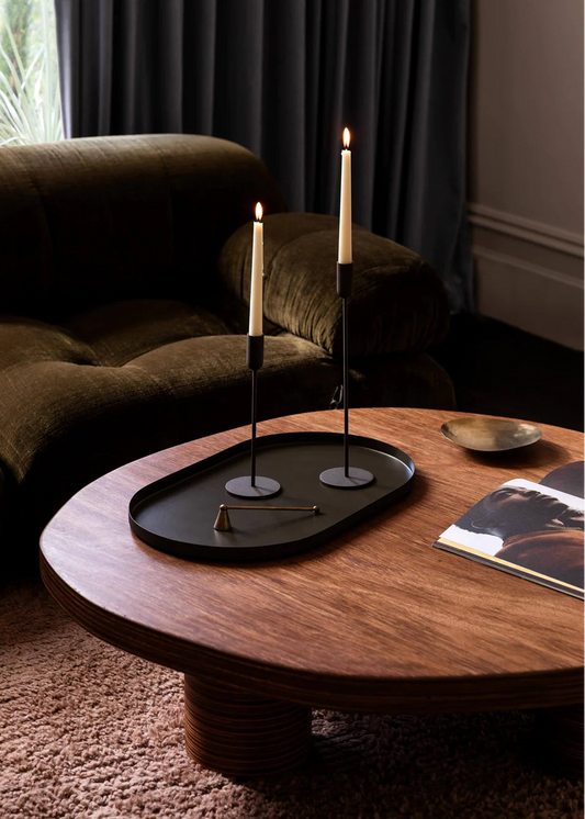 Grand Iron Tray | Olive