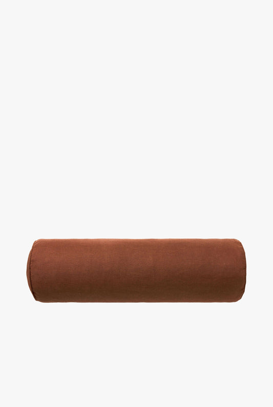 Pure Linen Bolster Cushion | Maple