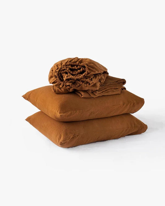 Linen Pillowcases | Tobacco