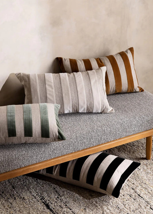 Etro Stripe Cushion | Black