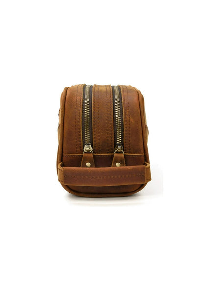 Mens Leather Toilet Bag