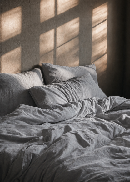 Linen Duvet Cover Set | Mist