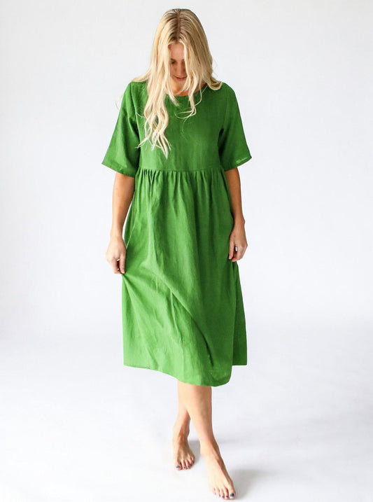Bridi Dress | Moss Green