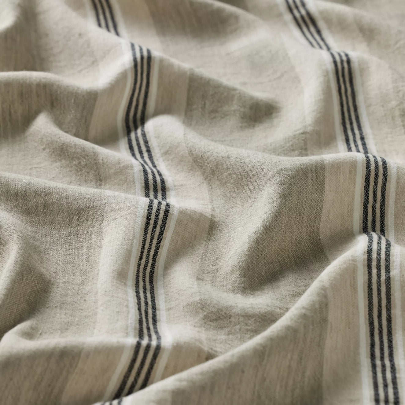 Capri Stripe Duvet Cover | Natural