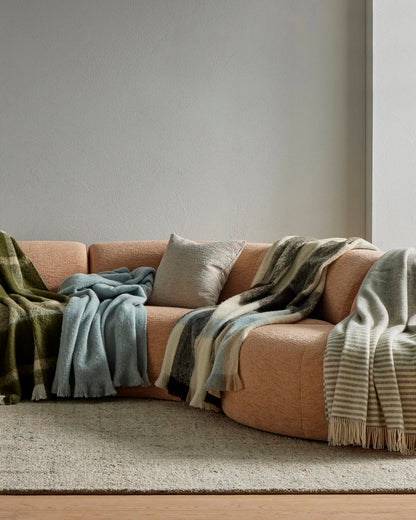 Hyde Wool Throw | Coco - Made in New Zealand