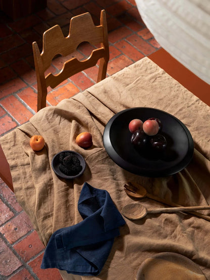 French Linen Table Cloth in Toffee - 25% OFF