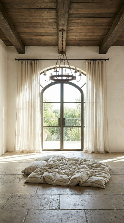 Capri Stripe Duvet Cover | Natural