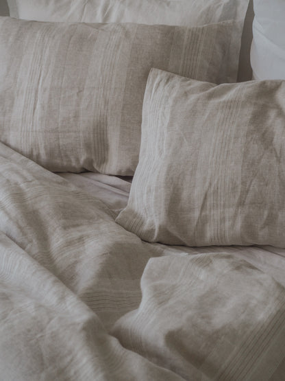 Linen Duvet Cover | Stripe | Made in New Zealand