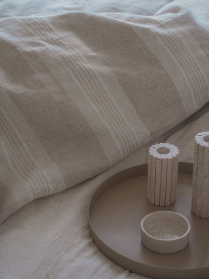 Linen Duvet Cover | Stripe | Made in New Zealand