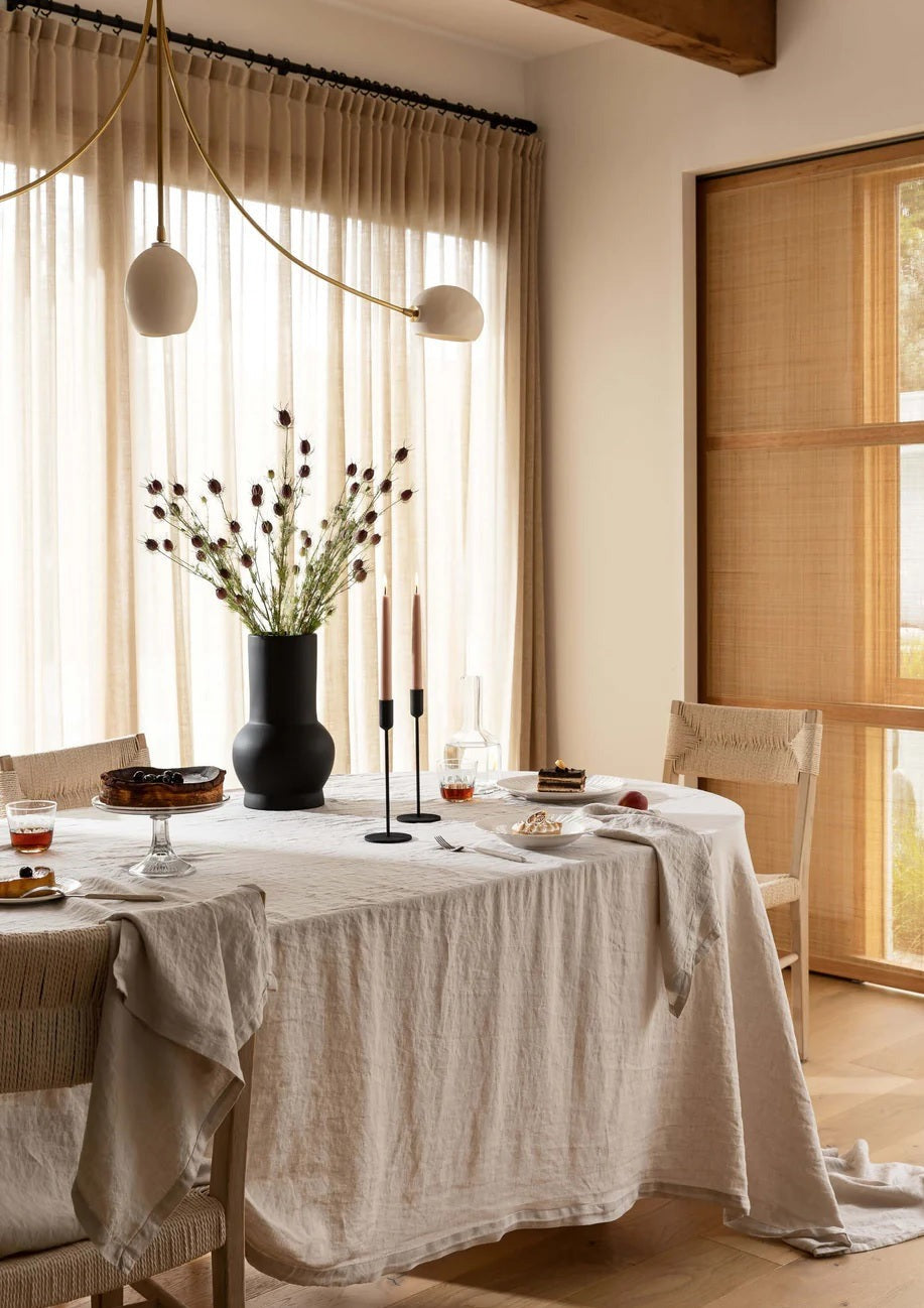 Linen Tablecloth |  Natural